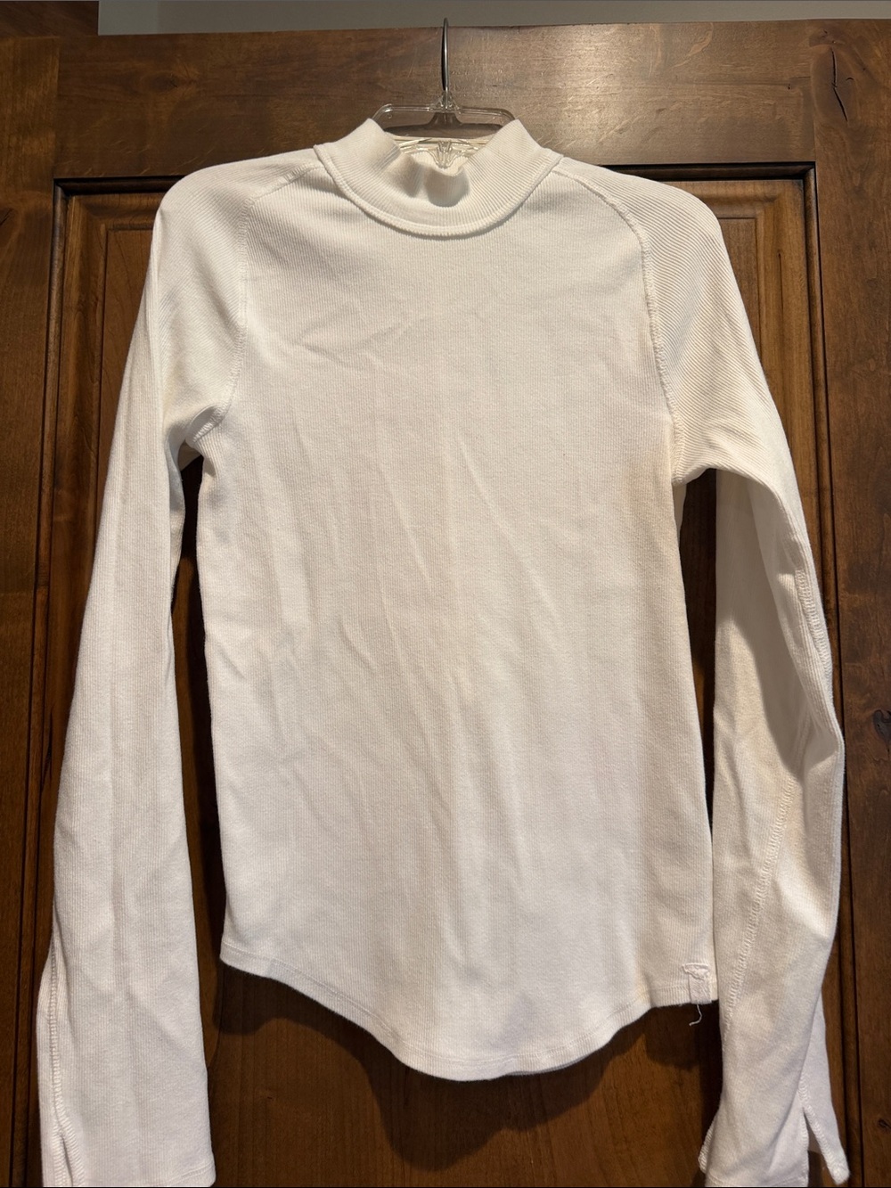 We the free mockneck cream top